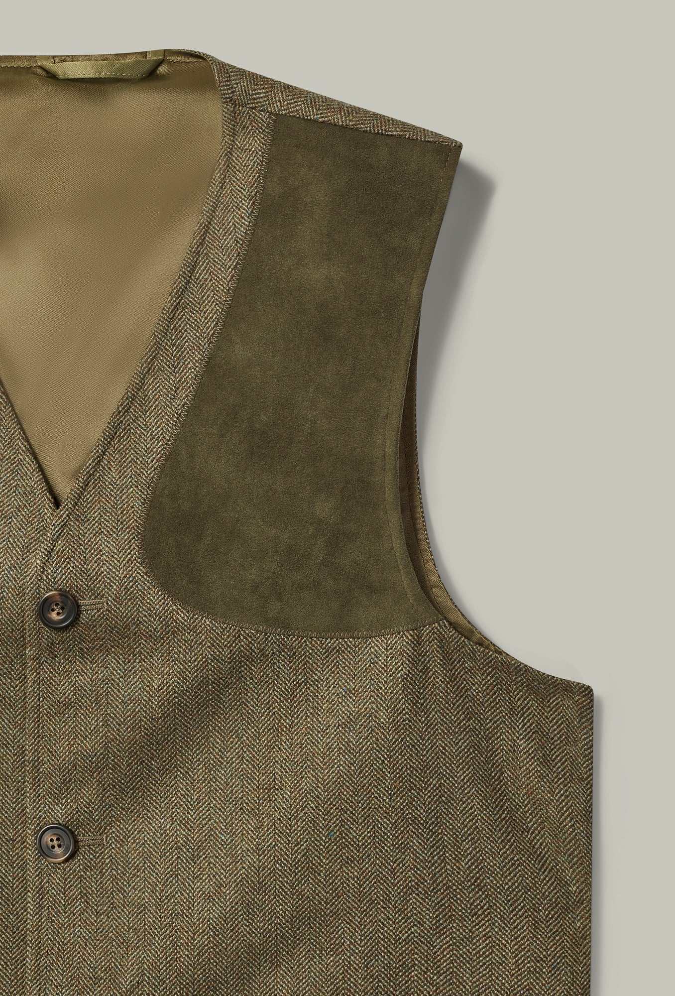 Northwood Tweed Shooting Vest [HOLLY]