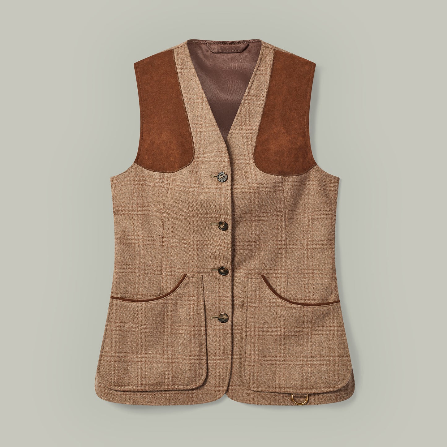 Northwood Ladies Tweed Shooting Vest [HAZEL]