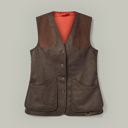 Northwood Ladies Loden Shooting Vest [WALNUT]