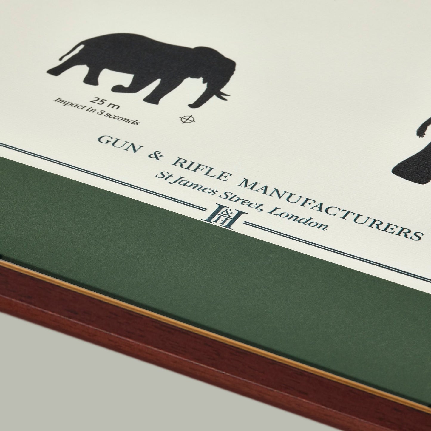 Big Five Distance Print - Framed [ELEPHANT]